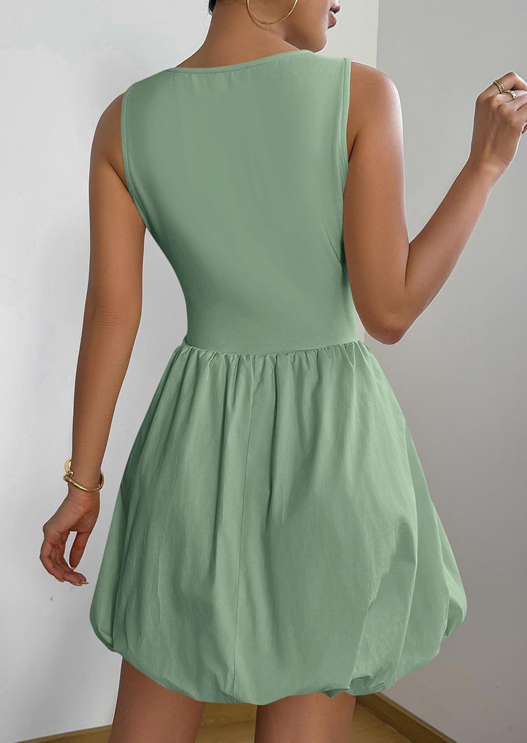 PRETTYGARDEN Summer Tank Dress – Casual Sleeveless Mini Sundress with Pockets