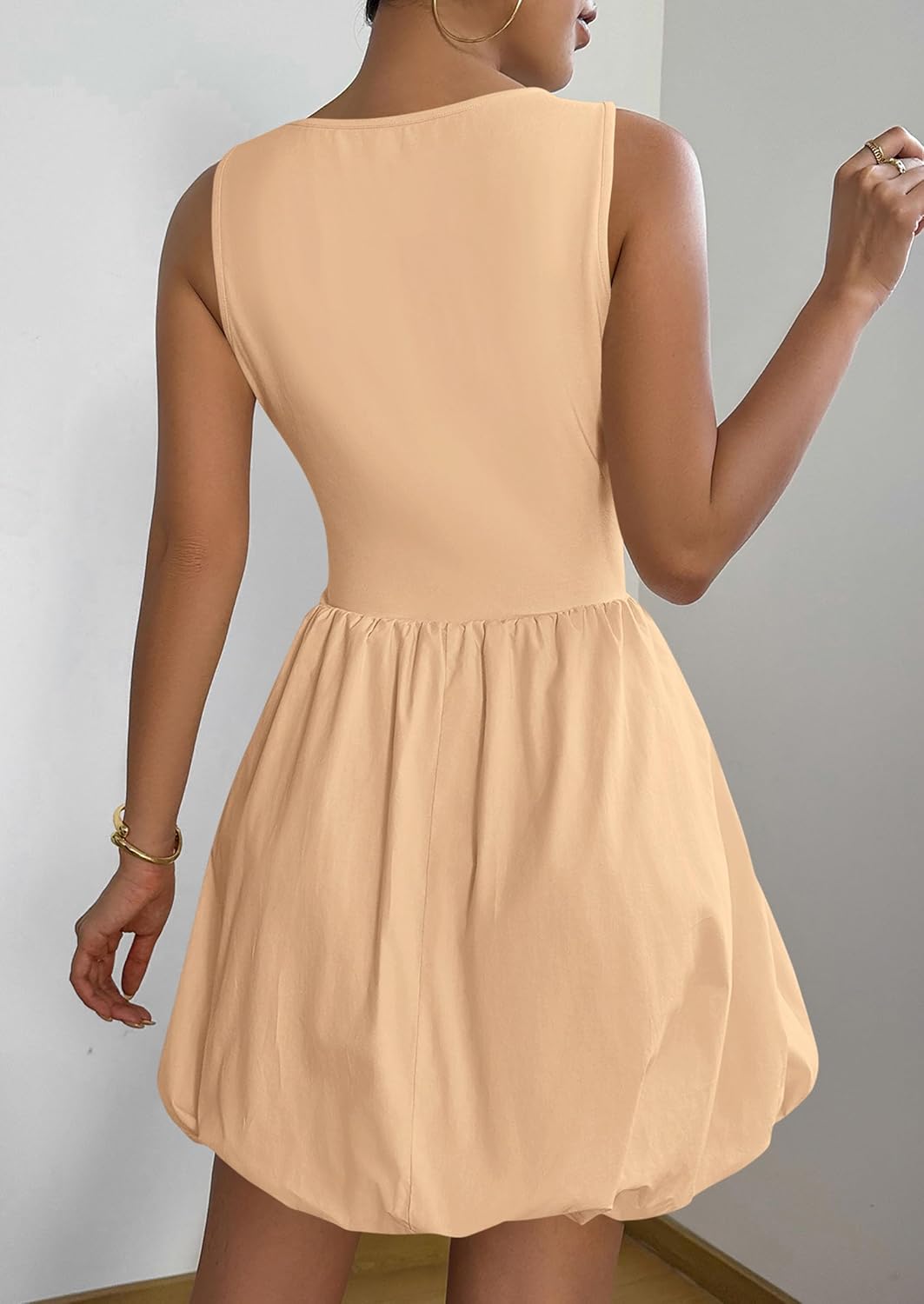 PRETTYGARDEN Summer Tank Dress – Casual Sleeveless Mini Sundress with Pockets