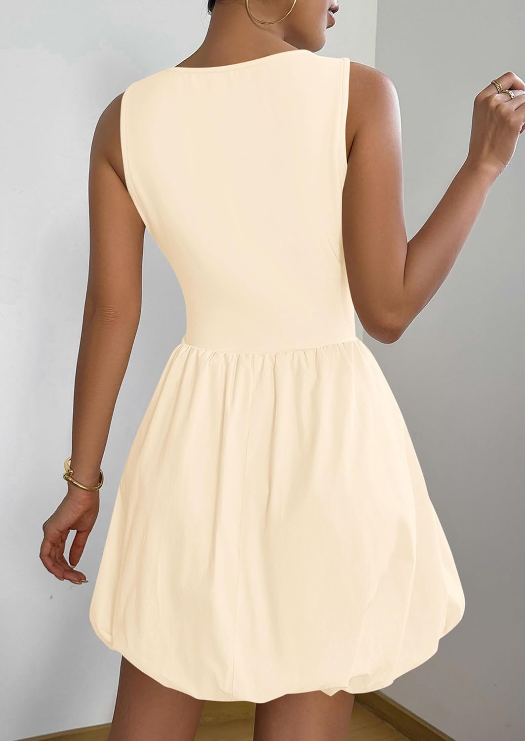 PRETTYGARDEN Summer Tank Dress – Casual Sleeveless Mini Sundress with Pockets