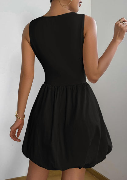 PRETTYGARDEN Summer Tank Dress – Casual Sleeveless Mini Sundress with Pockets