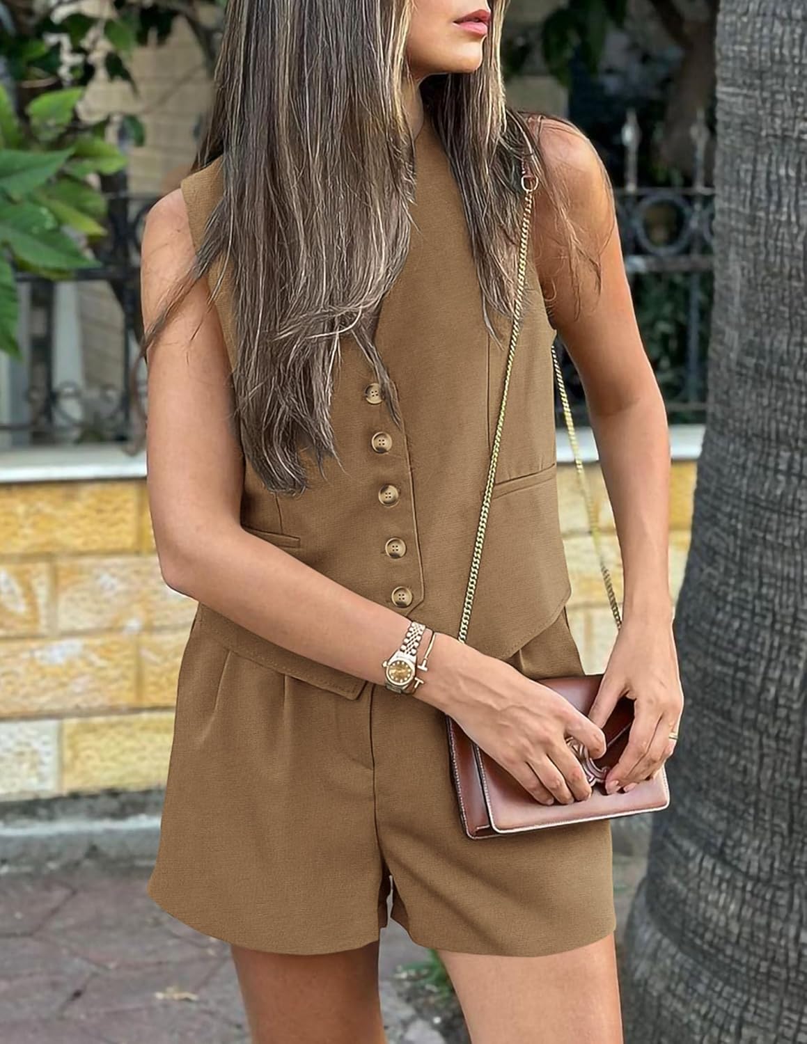 PRETTYGARDEN Summer Vest & Shorts Set – Women's 2-Piece Outfit